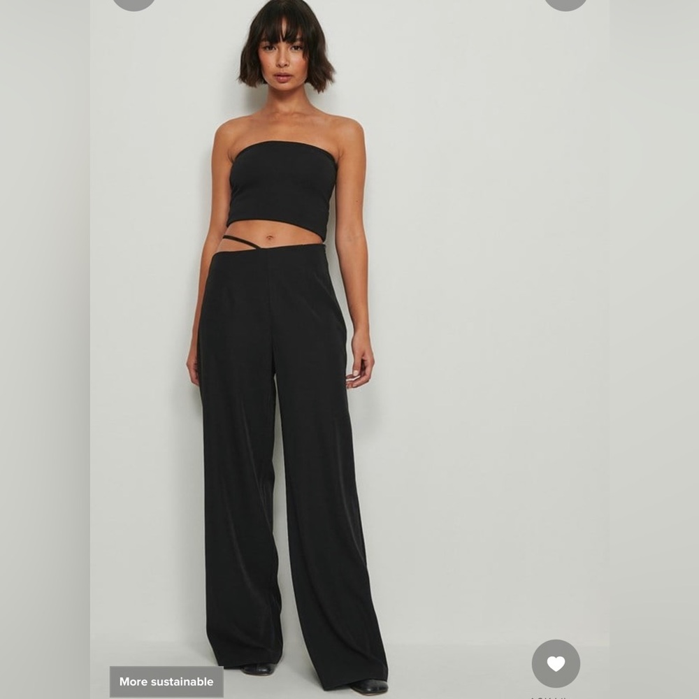 Brand New - Recycled Strap Detailed Suit Pant